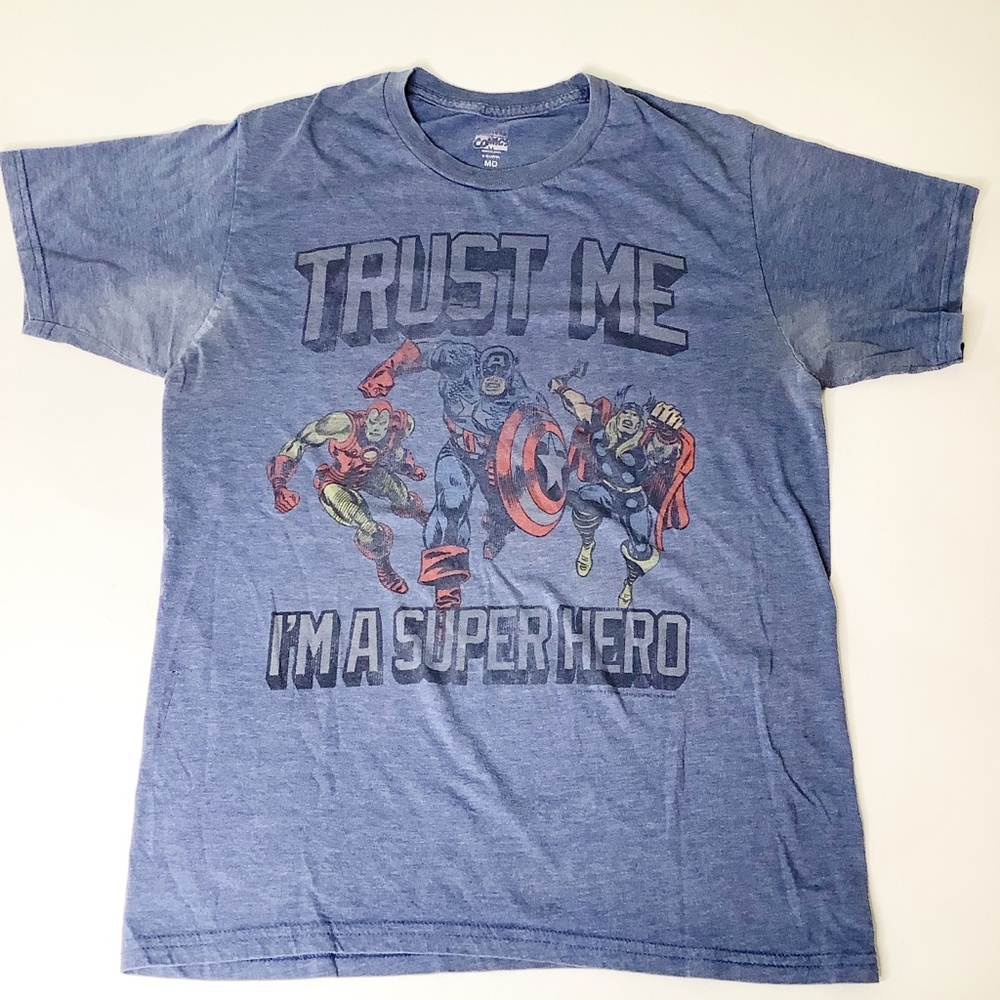 "Trust Me I'm A Superhero" Mens Tee M